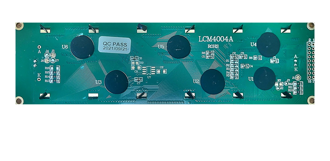 Обратная сторона платы дисплея LCD4004