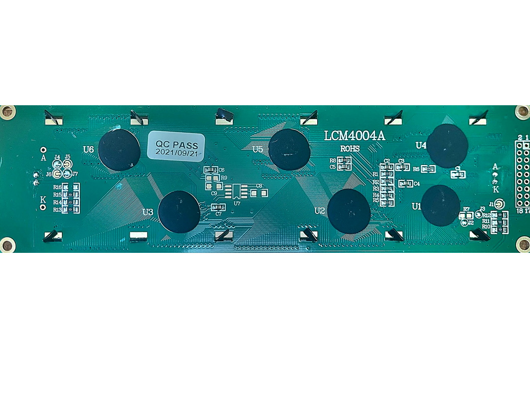 Обратная сторона платы дисплея LCD4004